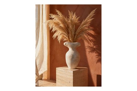 TERRACOTTA GÖVDE ŞEKİLLİ DEKORATİF VAZO