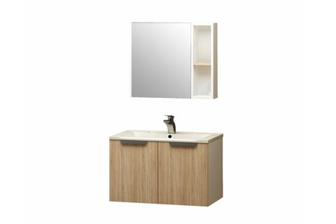 TERİO BANYO DOLABI, MEŞE, 80 CM