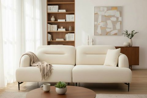 ELLAS ÜÇLÜ KANEPE, KREM