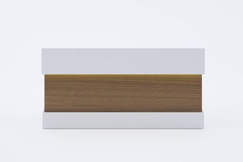 BANKO 1 120 CM CEVİZ BEYAZ