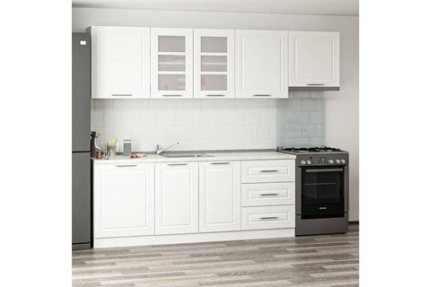 MİNAR 270 CM MEBRAN C MUTFAK DOLABI BEYAZ 270-MCB2
