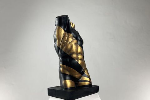 TORS GOLD RISE POP ART DEKORATİF ROMA YUNAN HEYKELLERİ
