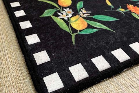 KOZZY HOME DİJİTAL BASKILI YIKANABİLİR KAYMAZ TABAN MUTFAK HALISI  RFE6877  120X160