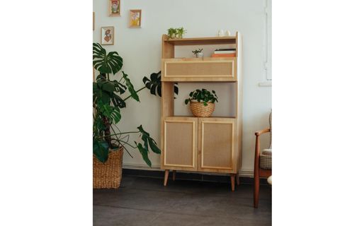 JÜT KUMAŞ KAPAKLI LOLA ÇOK AMAÇLI DOLAP