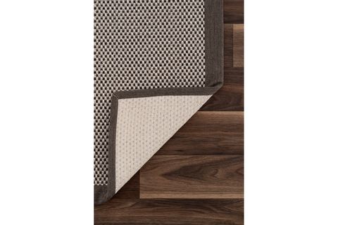 SİSALO BORDURE KREM KAHVE SİSAL HALI, KAHVE BORDÜR B3417D, 120X180