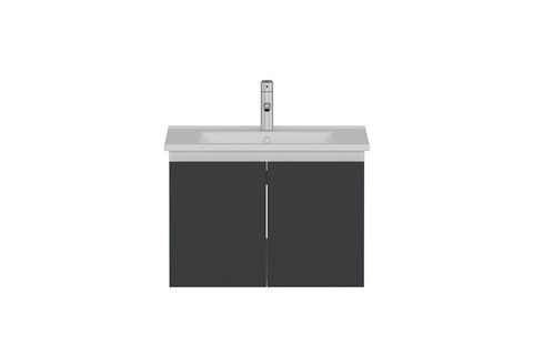 NİKA BANYO DOLABI ALT 65CM AS2K ETJ BEYAZ ANTRASİT
