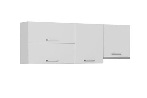 MİNAR 210 CM MUTFAK DOLABI BEYAZ 210-B4-ÜST MODÜL