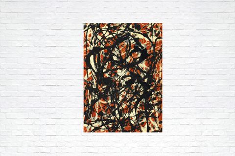 JACKSON POLLOCK FREE FORM 50X70 CM
