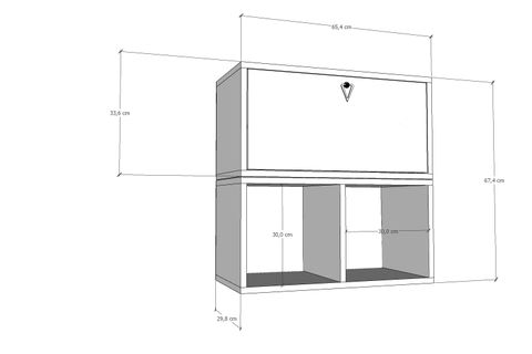 YUSUF KOMODİN, 1 DÜŞER KAPAKLI, NRG-KMD-1008