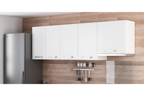 MİNAR 230 CM MUTFAK DOLABI BEYAZ 230-B7-ÜST MODÜL