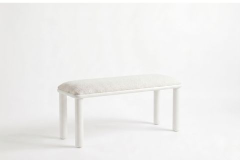 ARYA AHŞAP BENCH, BEYAZ