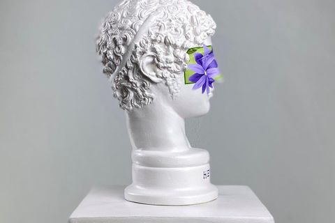 HERMES BLOOM POP ART DEKORATİF ROMA YUNAN HEYKELLERİ