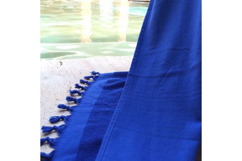 MONACO HAVLU PEŞTEMAL, PARLAMENT MAVİ, 95X180