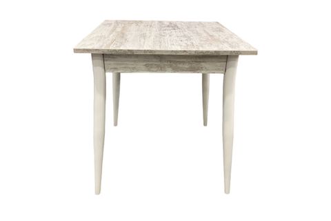 MENDEL MASA VE RİVONE SANDALYE TAKIMI, KRİSTAL, 70X70