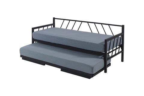 GLORİA YAVRULU DAYBED KARYOLA, SİYAH, 90X200
