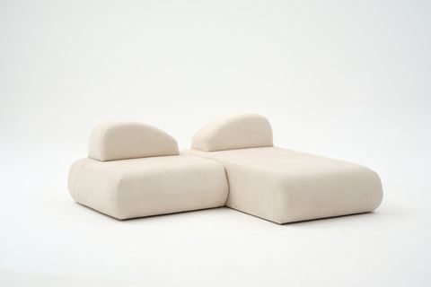 LİVA KÖŞE KOLTUK, UZANMALI, KREM