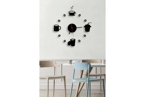TABLO CENTER 50X50CM DEKORATİF MDF DUVAR SAATİ TBS7436502739705