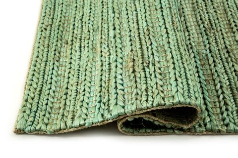 EKO HALI NETRA TRİPLE GREEN XW RUSTİK JÜT HALI EL DOKUMA ÖRGÜ NATUREL HASIR HALI 140X200