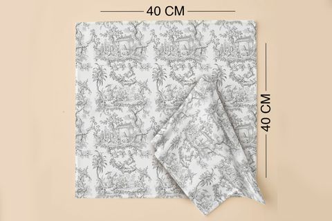 GRİ ZARAFET PAMUKLU ALTI ADET PEÇETE