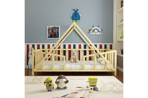 GİYAYO WOOD'S PRAİSE MONTESSORİ KARYOLA, CEVİZ, 90X190