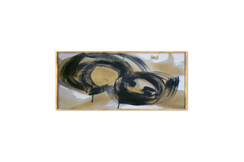 TABLOLIFE TWO RİNGS YAĞLI BOYA DOKULU TABLO, ÇERÇEVESİZ, 60X90