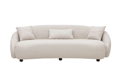NAPLES THREE SEATER SOFA, ECRU, UK