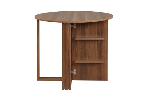 MİDDLE KATLANIR MASA , CEVİZ, 90X90