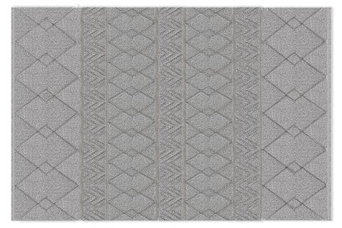 KANYON BUKLELİ MAKİNA HALISI, GRİ, 80X150, 4901E