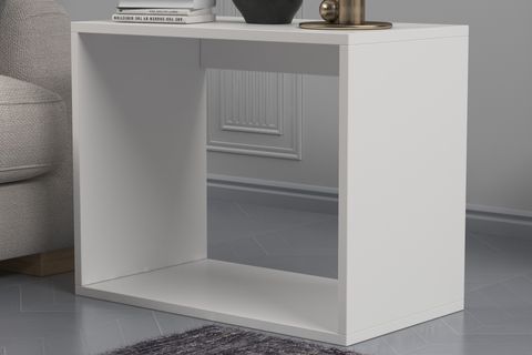 LAGOMOOD BİZAYNİ ZİGON SEHPA, MEŞE BEYAZ