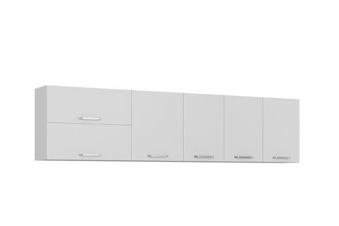 MİNAR 300 CM MUTFAK DOLABI BEYAZ 300-B1-ÜST MODÜL
