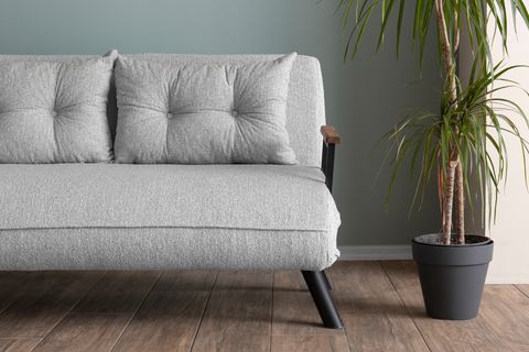 PAFU SANDO KATLANIR YATAKLI TEDDY İKİLİ KOLTUK, GRİ