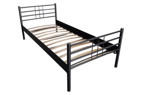 UNİMET MANYAS METAL KARYOLA, SİYAH, 90X190