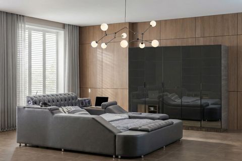 PRAGUE MASAJLI AKILLI KARYOLA, ANTRASİT