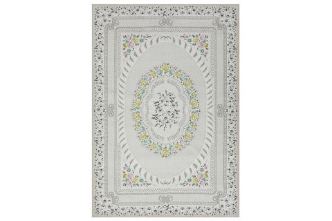 BORNART CARPET %100 PAMUK TABAN DEKORATİF KLASIK DESEN ZAFFRE 2234A 80X150