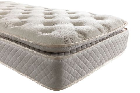 HEYNER GOLDEN ORGANİC COTTON KUŞ TÜYÜ PEDLİ TEK KİŞİLİK YAYLI YATAK 90X200