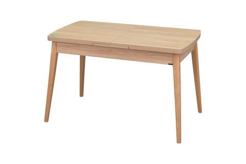 AVANOS AHŞAP AYAK AÇILIR KAPANIR MDF MUTFAK MASASI, 70X120+30 CM, NATUREL NATUREL