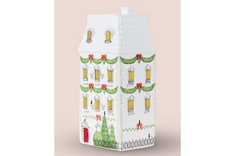 THE MİA DEKORATİF LED IŞIKLI EV BİBLO, 11X9X22 CM