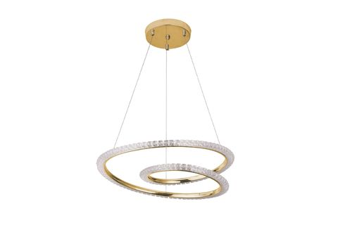 HELLA LED AVİZE, GOLD, 50 CM