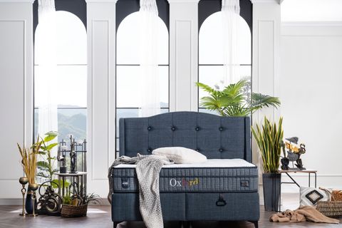 OXFORD BAZA BAŞLIK YATAK SETİ, 90X200