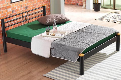 KAPPİS S METAL KARYOLA, SİYAH, 120X200