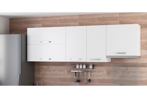 MİNAR 235 CM MUTFAK DOLABI BEYAZ 235-B7-ÜST MODÜL