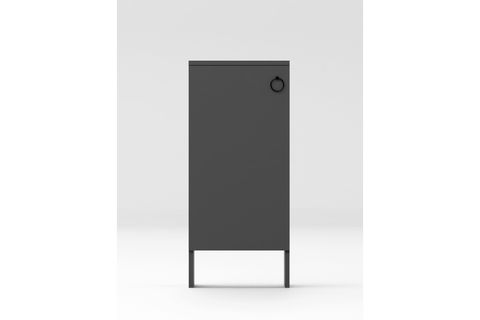 KABİ TEK KAPAKLI ÇOK AMAÇLI DOLAP, ANTRASİT