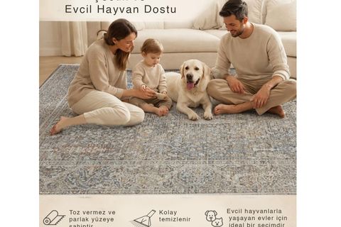 PERUS ANTİBAKTERİYEL DOKUMA HALI, BEJ 10202 160X230 CM