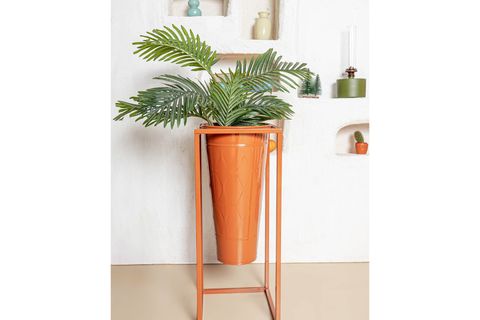 THE MİA PRİZMA VAZO, SAKSI TERRACOTA 70X30X30 CM