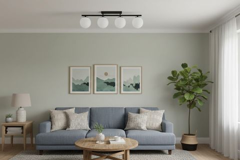 ROMA DÖRTLÜ PLAFONYER AVİZE, SİYAH BEYAZ