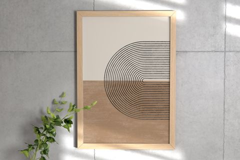 EARTH CIRCLES ÜÇLÜ ÇERÇEVELİ TABLO