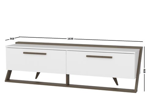 EVDEKİMODA ASTRİD TV ÜNİTESİ 01, BEYAZ