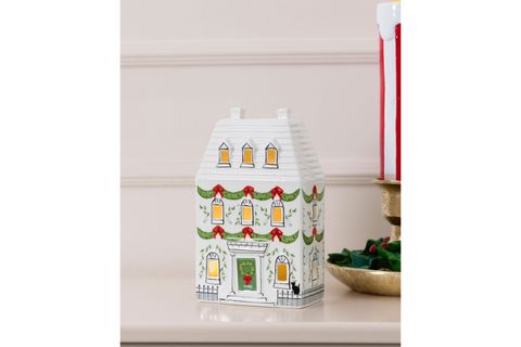 THE MİA DEKORATİF LED IŞIKLI EV BİBLO, 12X7X19 CM