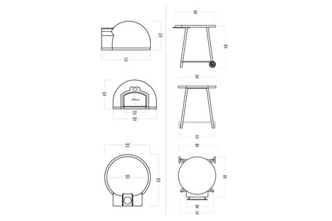 REHOME TASHOVEN TAŞ FIRIN BARBEKÜ FİRST 60 COMBO PAKET