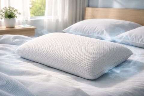 ICECOOL SOĞUK KUMAŞ ORTOPEDİK BOYUN DESTEKLİ VİSCO YASTIK, 60X40X13 CM